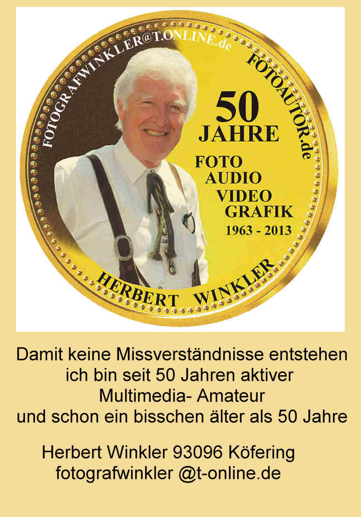 50 Jahre Multimedia Herbert Winkler Amateur und Spezialist