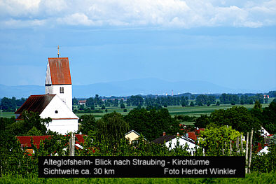 Blick nach Straubing