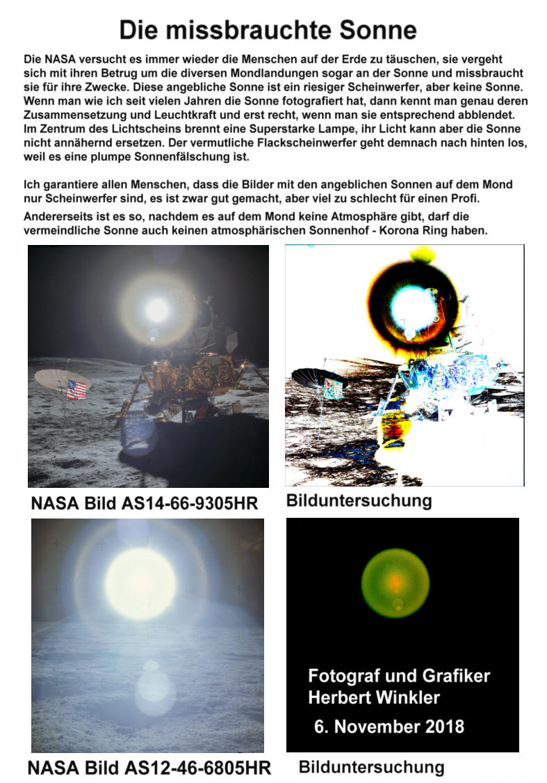 Die missbrauchte Sonne- der NASA Schwindel