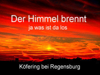 Der Himmel brennt - von Herbert Winkler