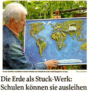 Die Erde als Stuckwerk