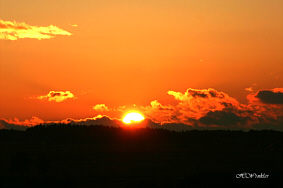 Sonnenuntergang im Westen