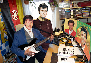 Fotografik- Manipulierte Fotografie von Herbert Winkler mit Elvis